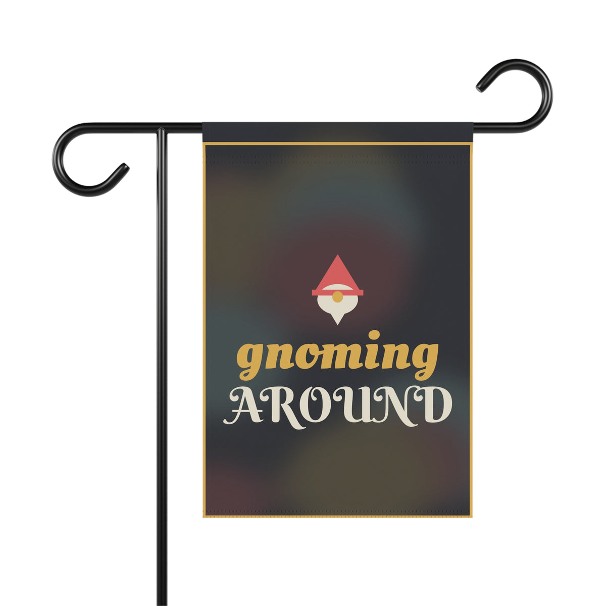 Gnoming Around Garden Flag