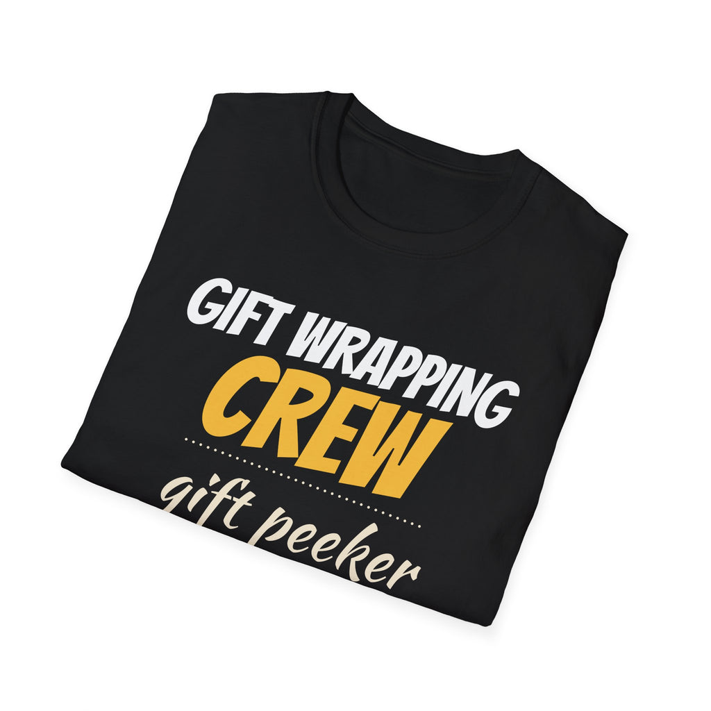 Gift Wrapping Crew Gift Peeker Matching Christmas T-Shirt – Gifted Porch, view 10