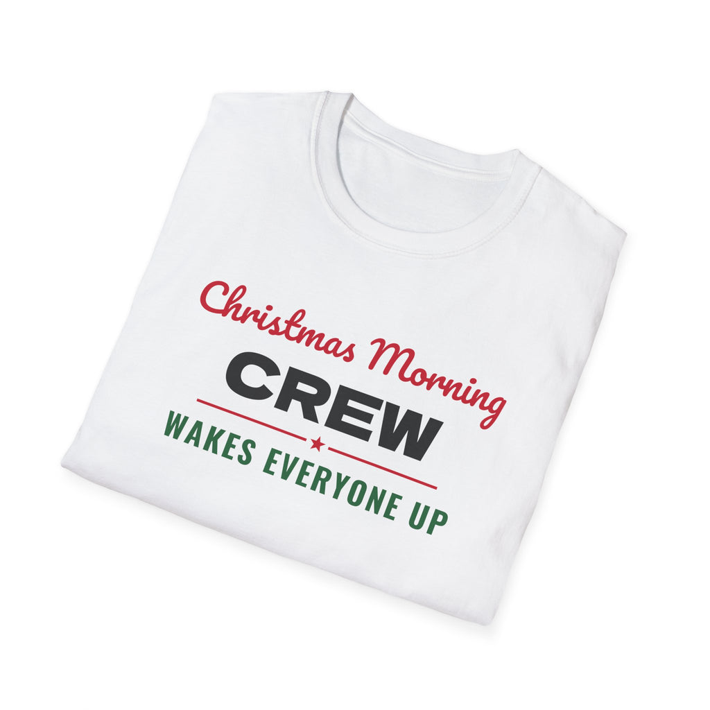 Christmas Morning Crew Wakes Everyone Up Matching T-Shirt – Gifted Porch, view 7