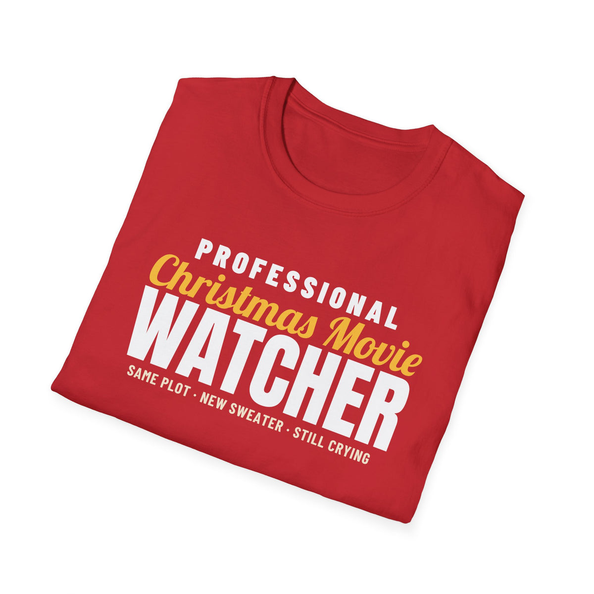 Professional Christmas Movie Watcher Holiday Movie T-Shirt – Gifted Porch, view 16