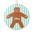 Personalized Gingerbread Man Christmas Ornament – Gifted Porch, view 2