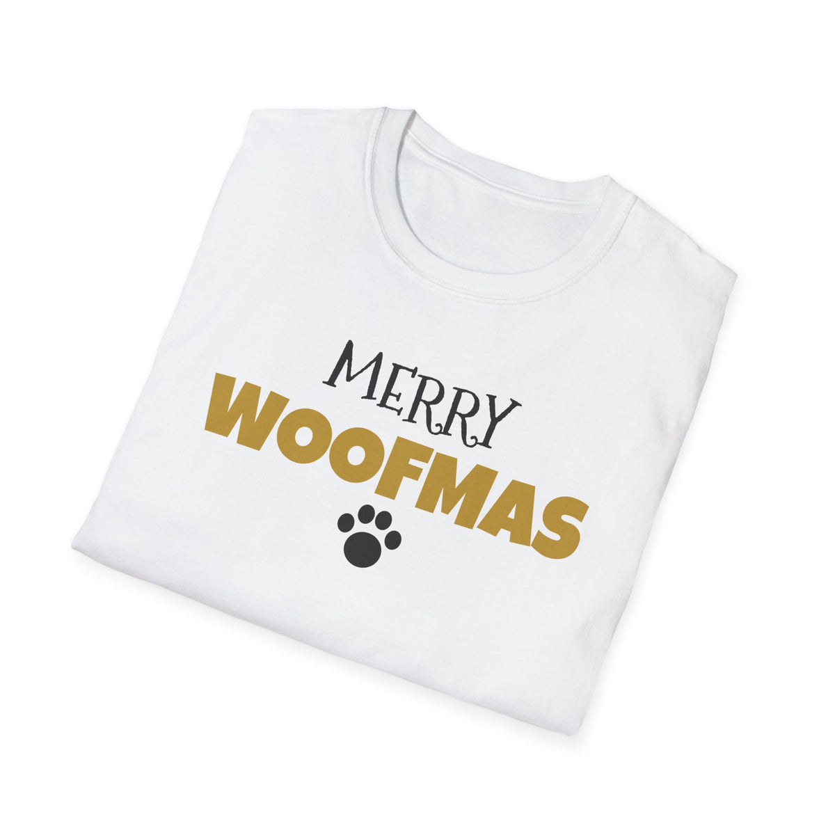Merry Woofmas Funny Dog Christmas T-Shirt Dog Mom Dog Dad Holiday Gift Tee – Gifted Porch