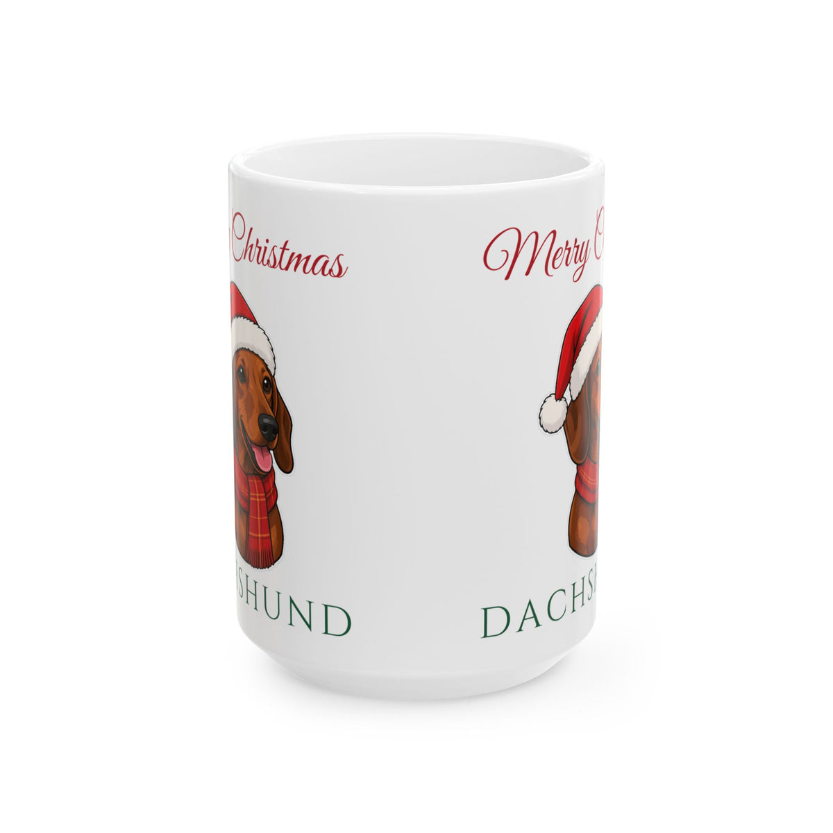 Dachshund Dog Christmas Mug