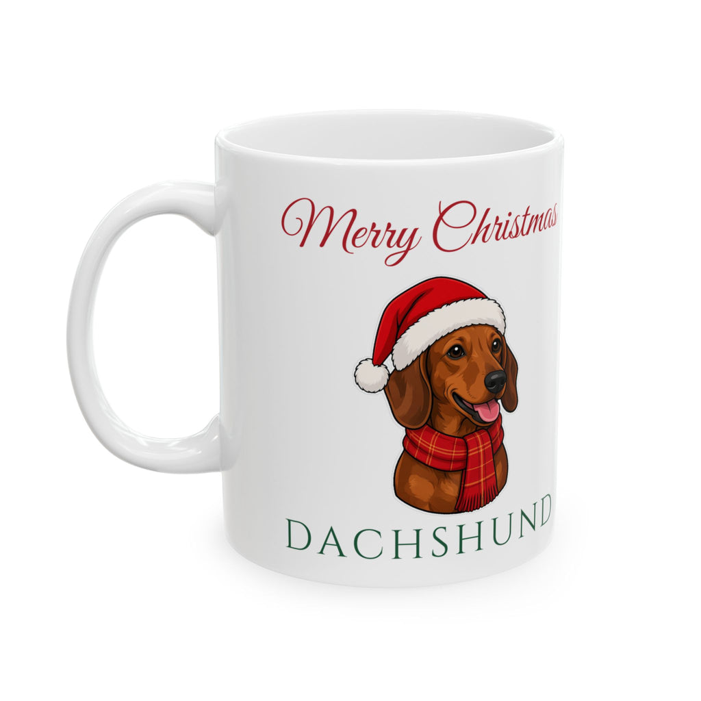 Dachshund Dog Christmas Mug