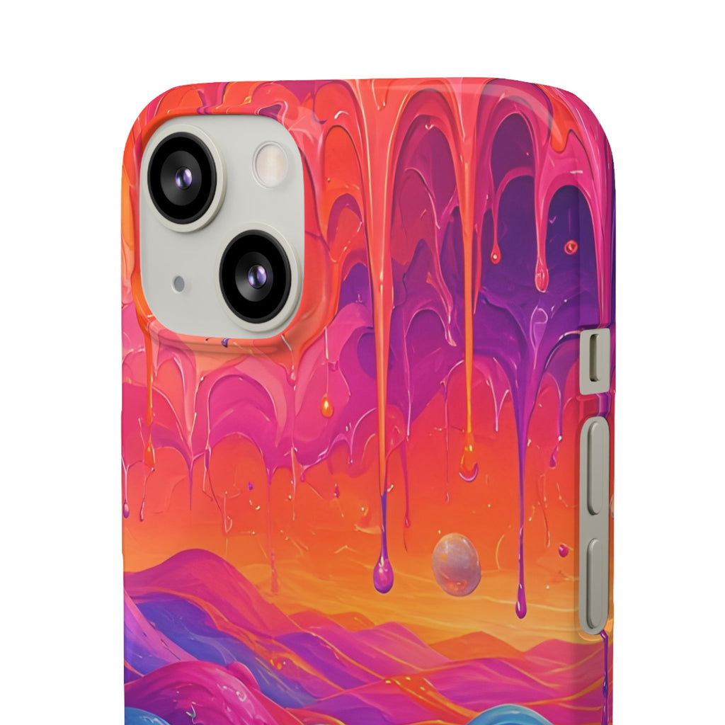 Melting Sunset Abstract Phone Case