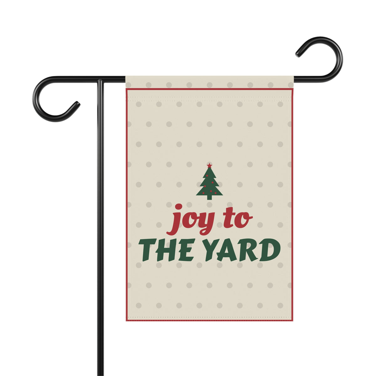 Joy to the Yard Garden Flag