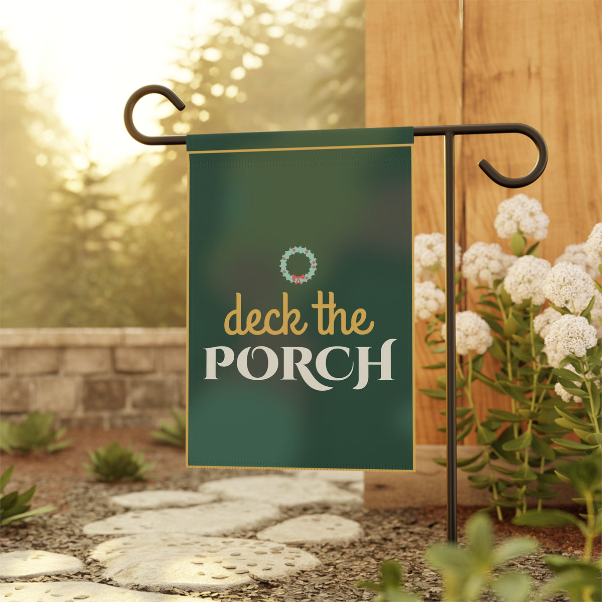 Deck the Porch Garden Flag