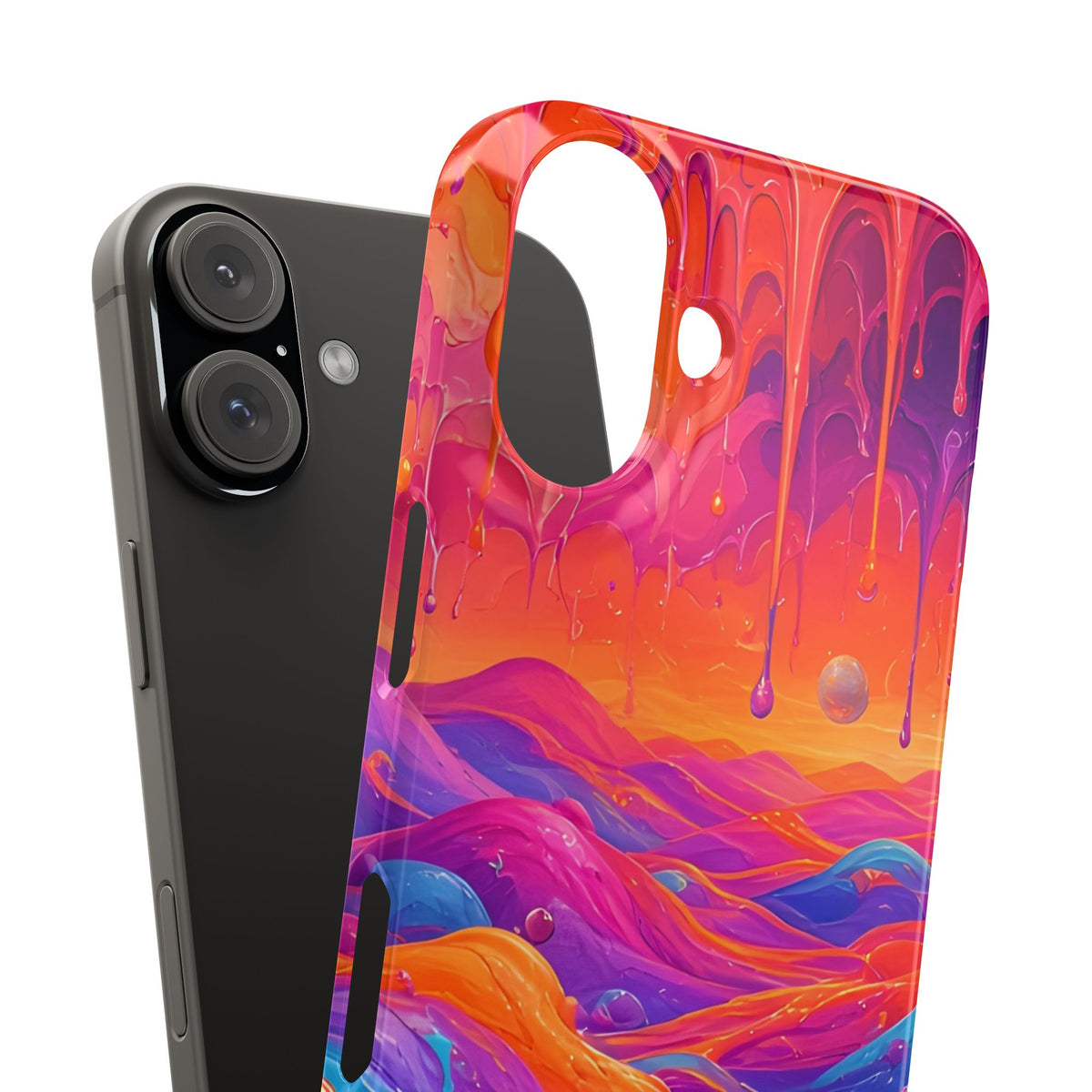 Melting Sunset Abstract Phone Case
