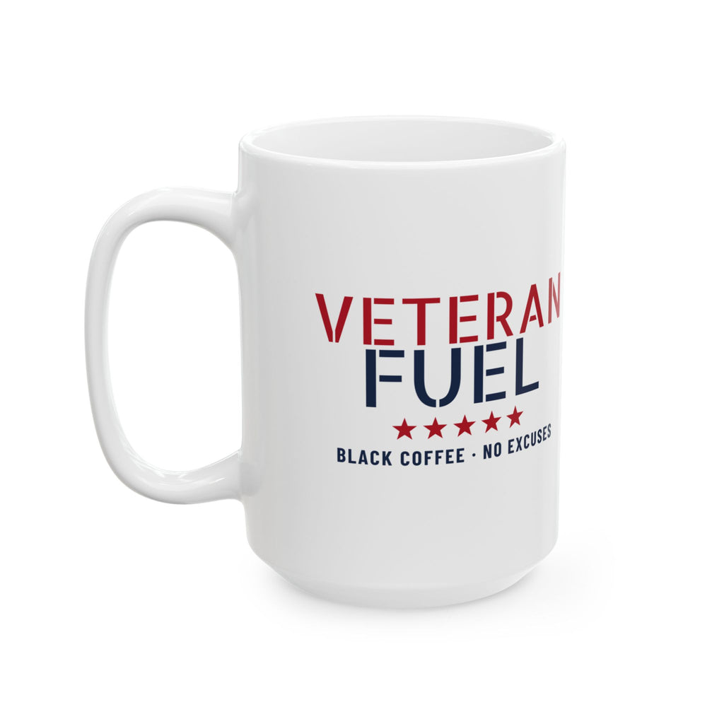 Veteran Fuel Black Coffee No Excuses Mug Veteran Gift – Gifted Porch, view 7