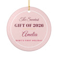 The Sweetest Gift Of 2026 Personalized Baby Name Ornament – Gifted Porch, view 2