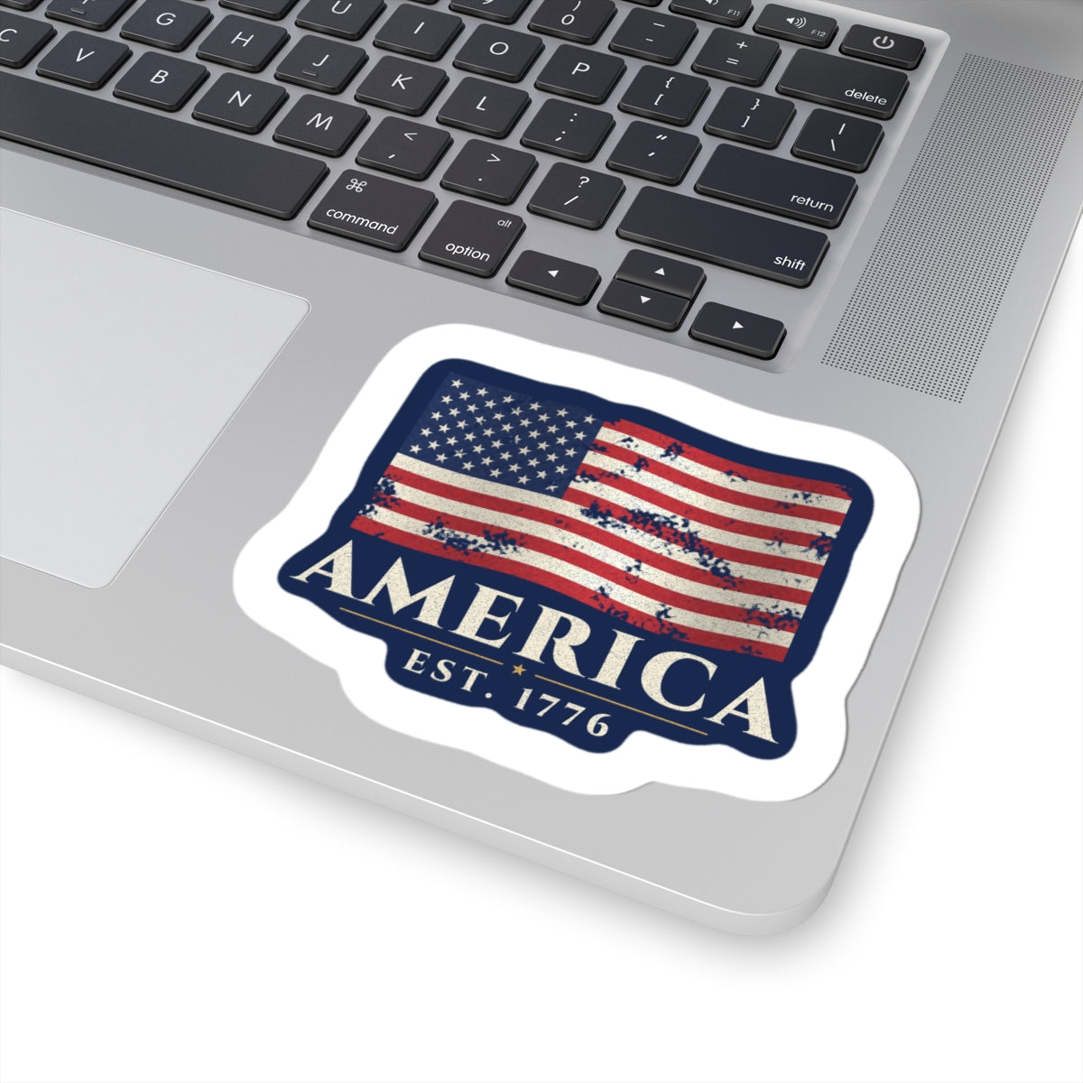 Vintage American Flag Sticker