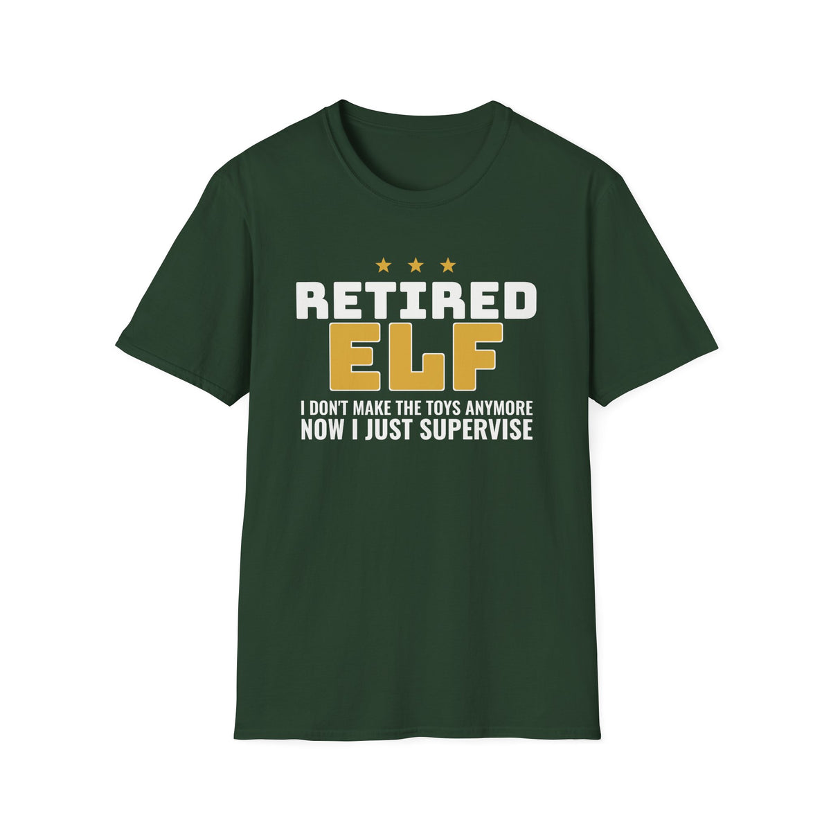 Retired Elf Funny Christmas Retirement T-Shirt Gift for Retiree Holiday Tee – Gifted Porch