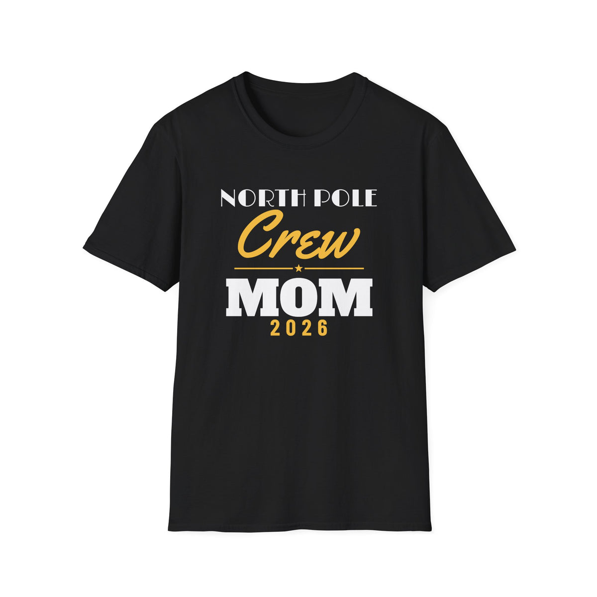 North Pole Crew 2026 Mom Matching Family Christmas T-Shirt – Gifted Porch, view 2