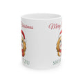 Shih Tzu Dog Christmas Mug
