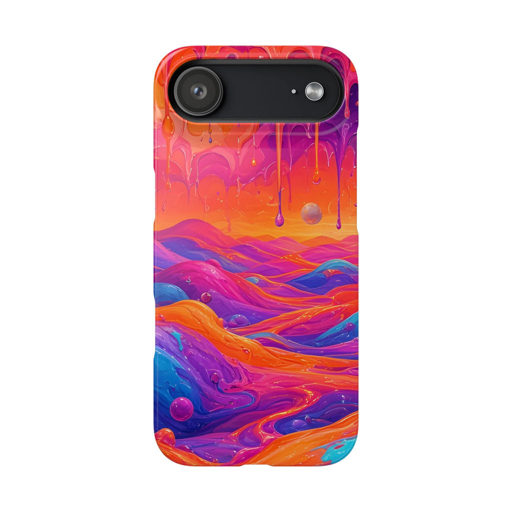 Melting Sunset Abstract Phone Case