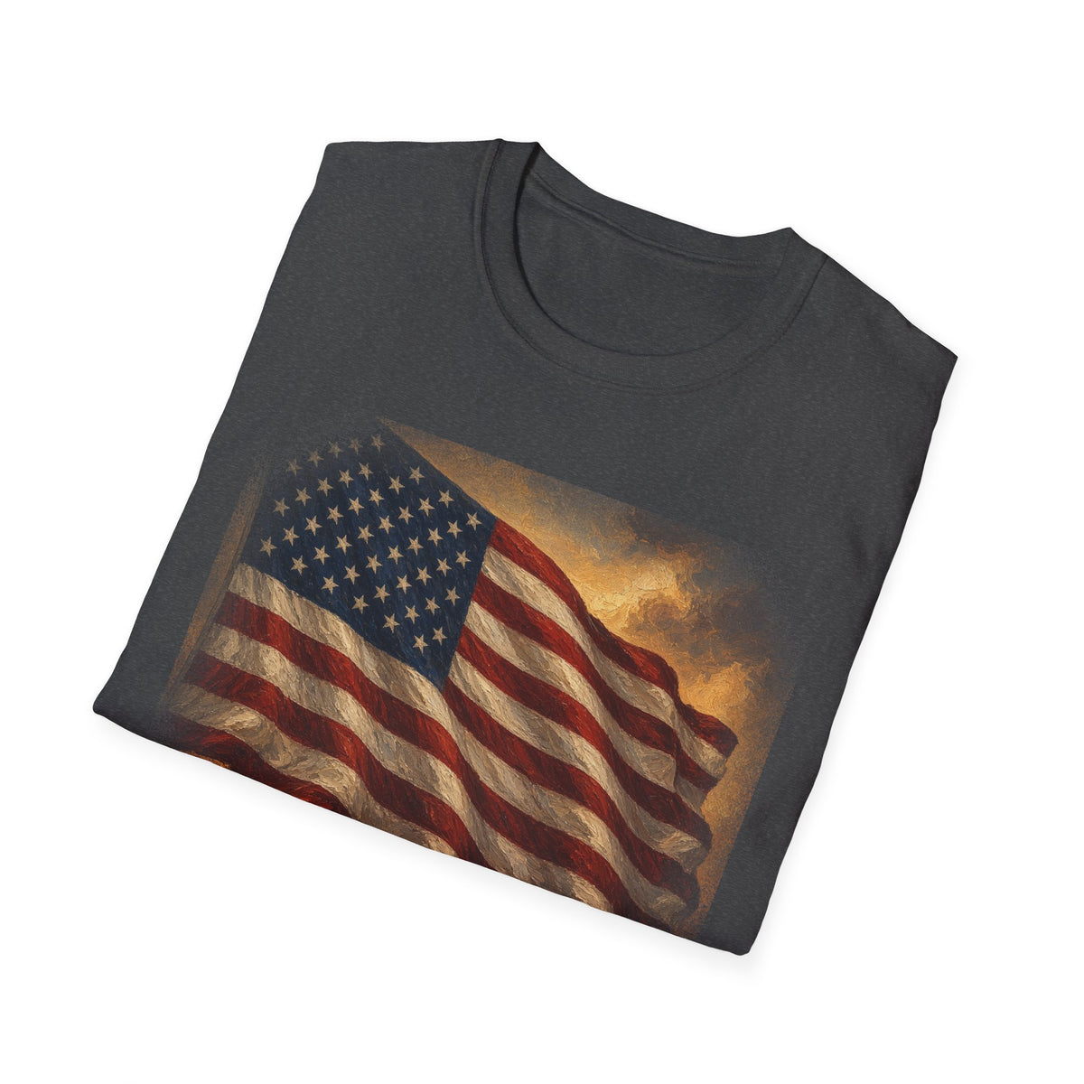 Land of the Free American Flag Tee
