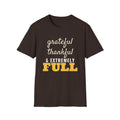 Grateful Thankful And Extremely Full Thanksgiving T-Shirt – Gifted Porch, view 6