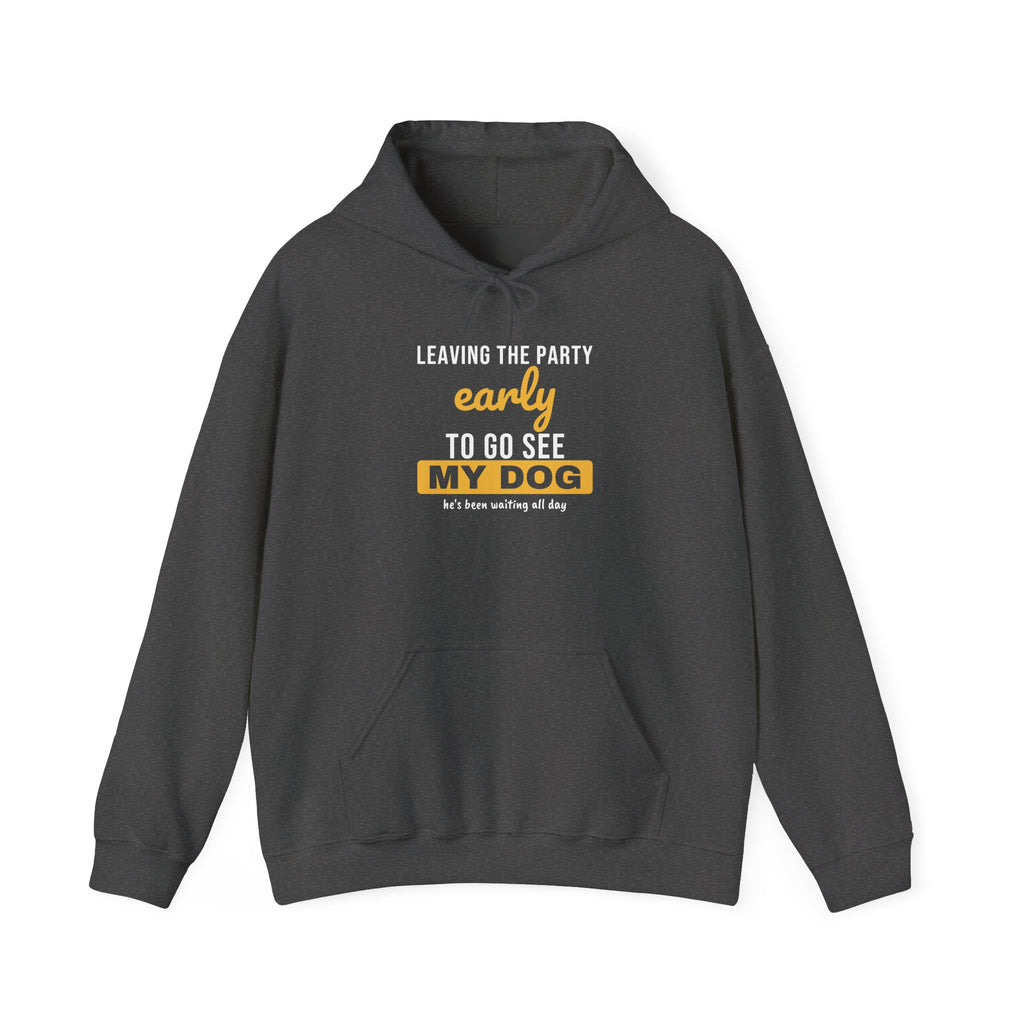 Leaving Early To See My Dog Hoodie – Dog lover gift, photo 4