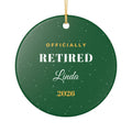 Retired 2026 Personalized Christmas Ornament Retirement Gift – Gifted Porch, view 2