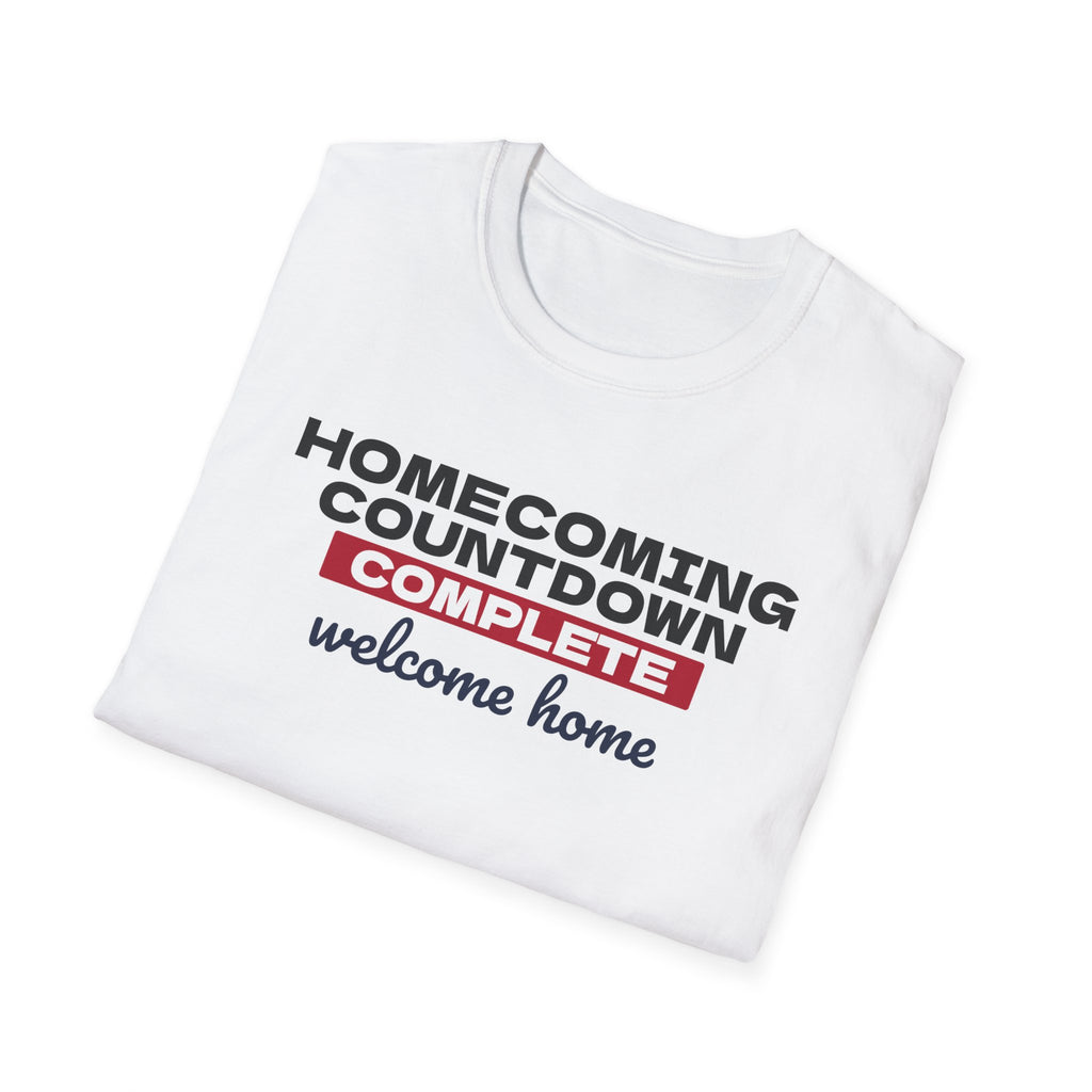 Homecoming Countdown Complete Military Welcome Home T-Shirt – Gifted Porch, view 5