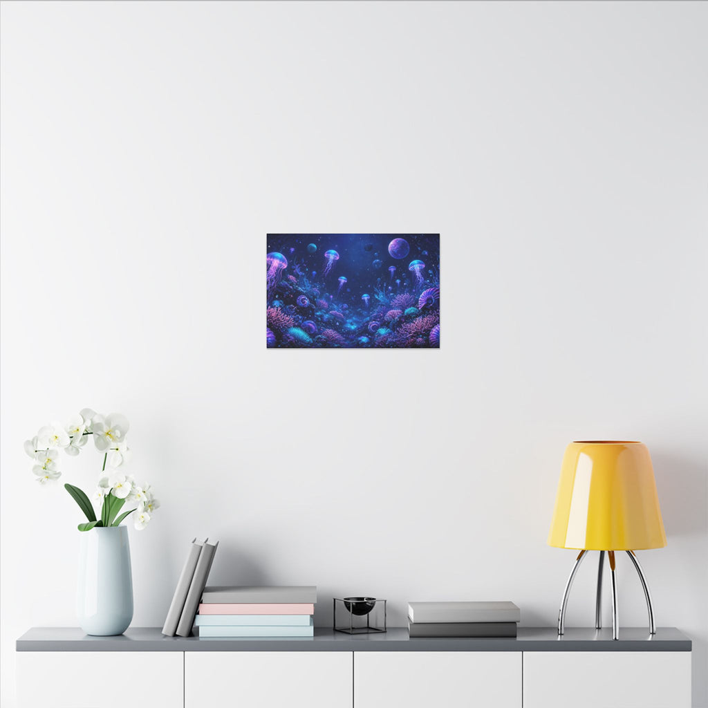 Cosmic Ocean Abstract Canvas Wall Art – unique art gift, photo 6