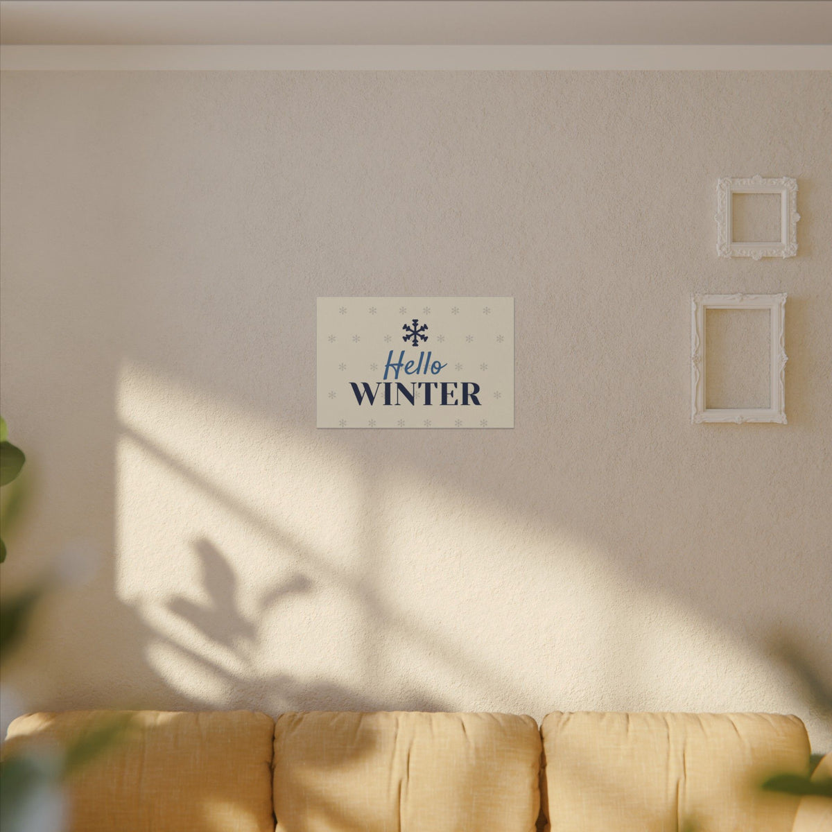 Hello Winter Canvas