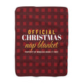 Official Christmas Nap Blanket throw blanket – sherpa fleece throw blanket by Gifted Porch