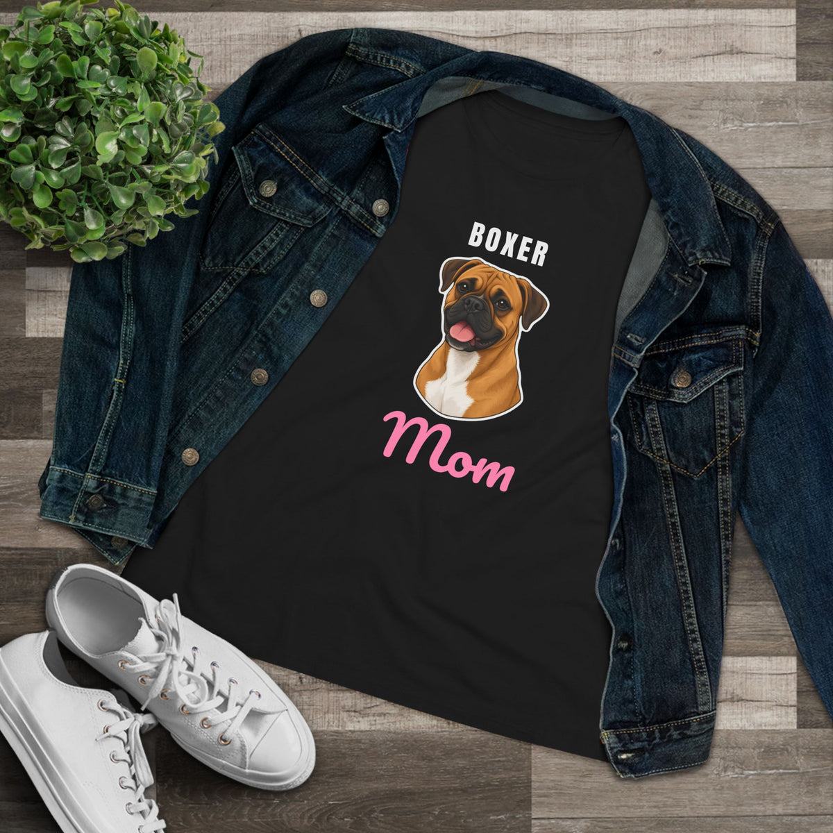 Boxer Dog Mom Women's Tee