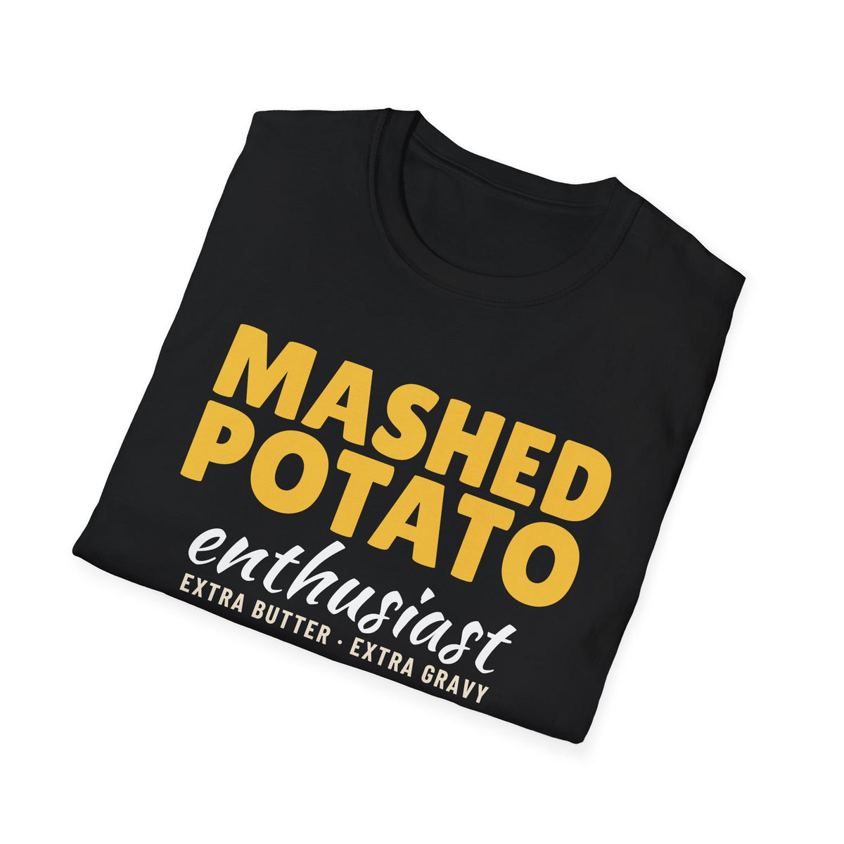Mashed Potato Enthusiast Funny Thanksgiving T-Shirt – Gifted Porch, view 12