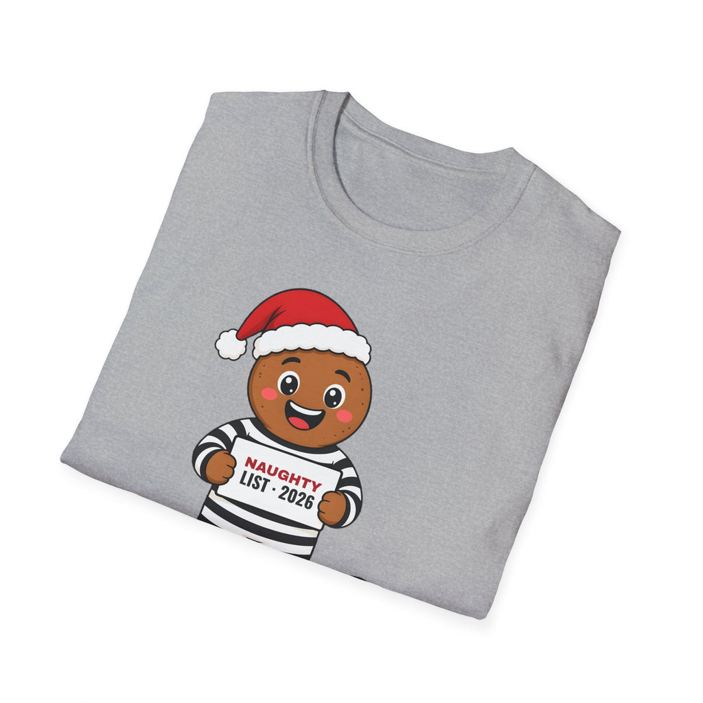 Naughty List Lockup Christmas Tee