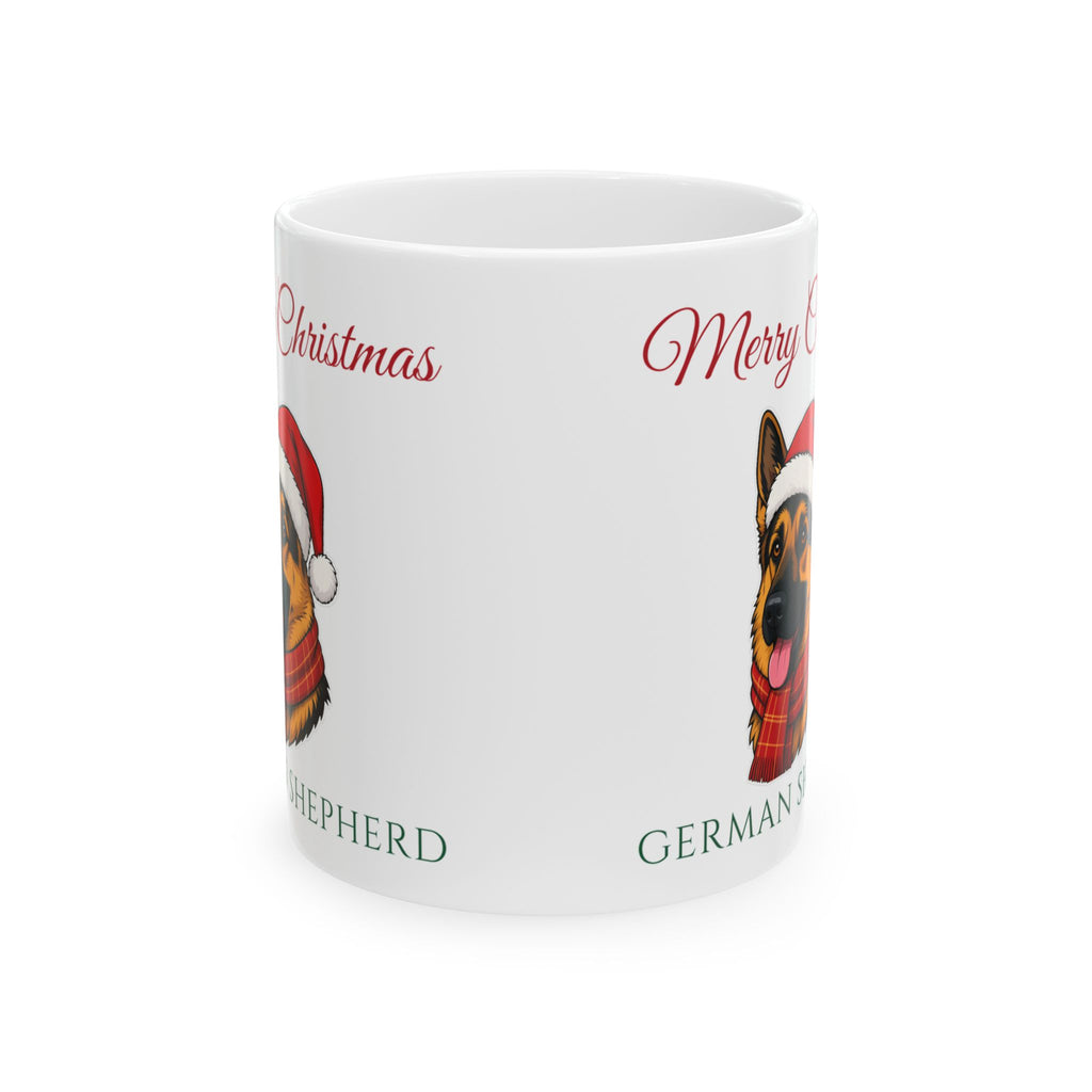 German Shepherd Dog Christmas Mug