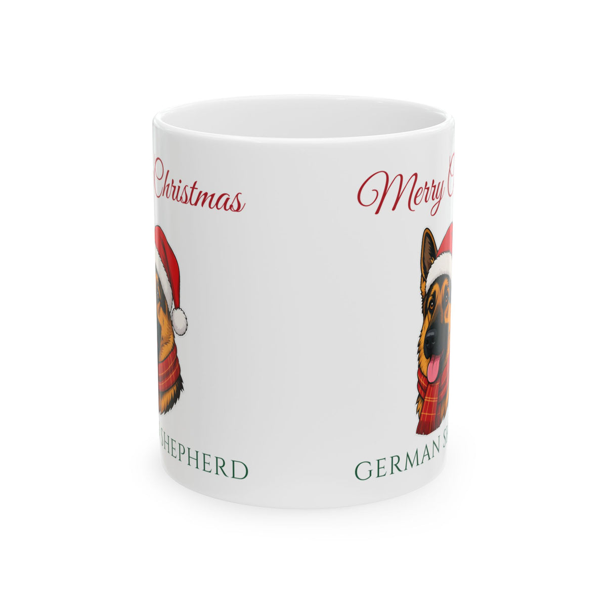 German Shepherd Dog Christmas Mug