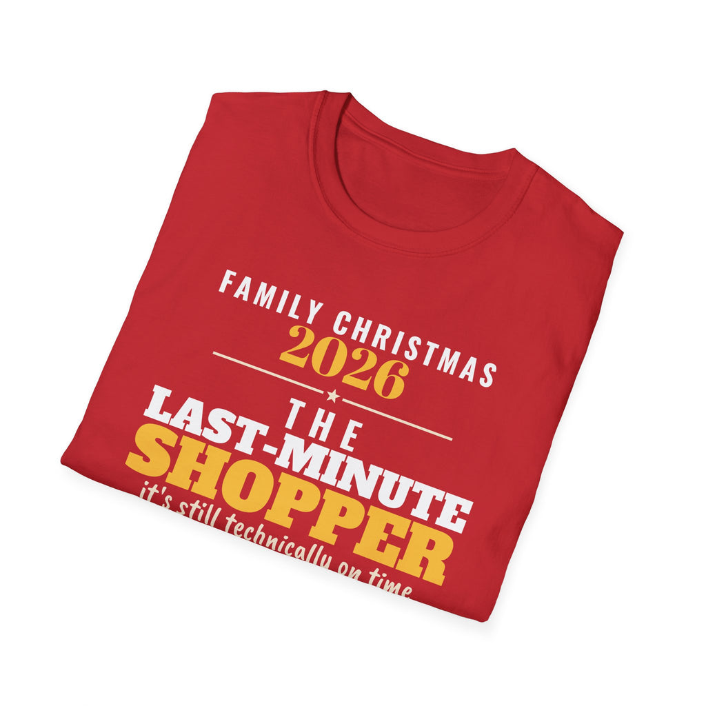 The Last-Minute Shopper Family Christmas 2026 T-Shirt – Gifted Porch, view 16