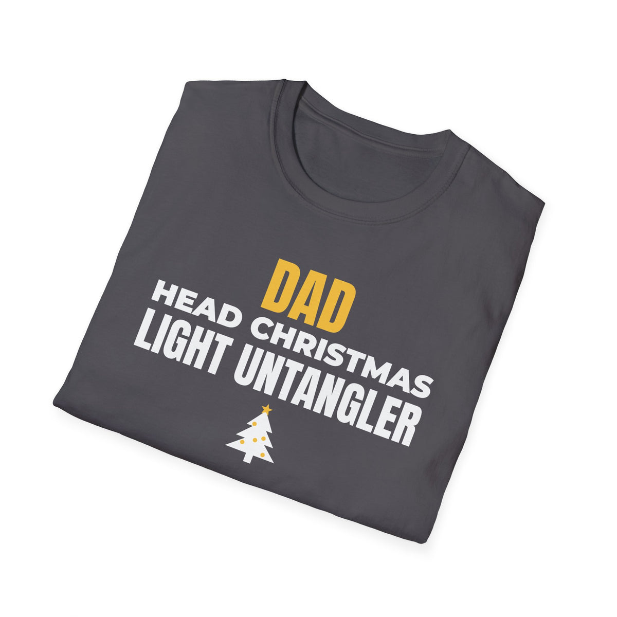 Dad Head Christmas Light Untangler Funny Christmas T-Shirt Gift For Dad Tee – Gifted Porch
