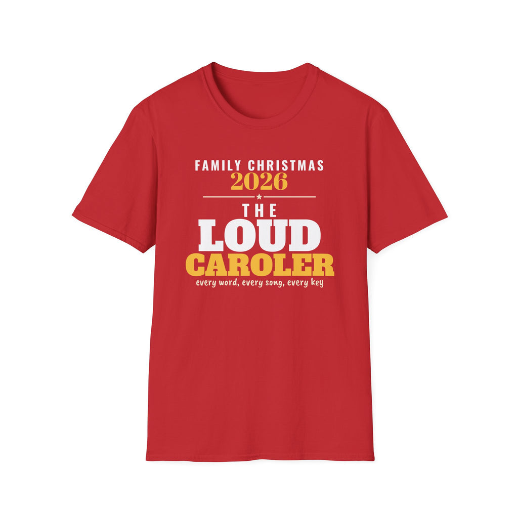The Loud Caroler Family Christmas 2026 Matching T-Shirt – Gifted Porch, view 4