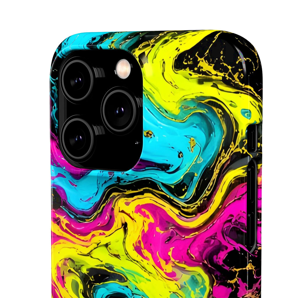 Neon Marble Abstract Phone Case