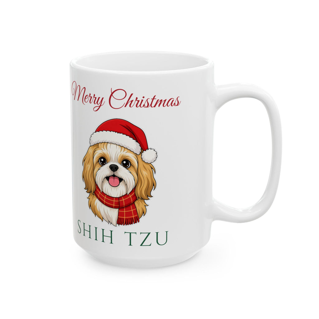 Shih Tzu Dog Christmas Mug