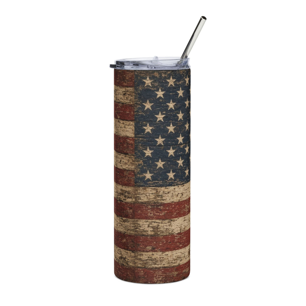 Rustic American Flag 20oz Tumbler