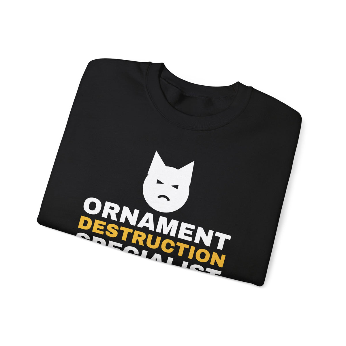 Ornament Destruction Specialist Sweatshirt – gift for Cat Moms, photo 9