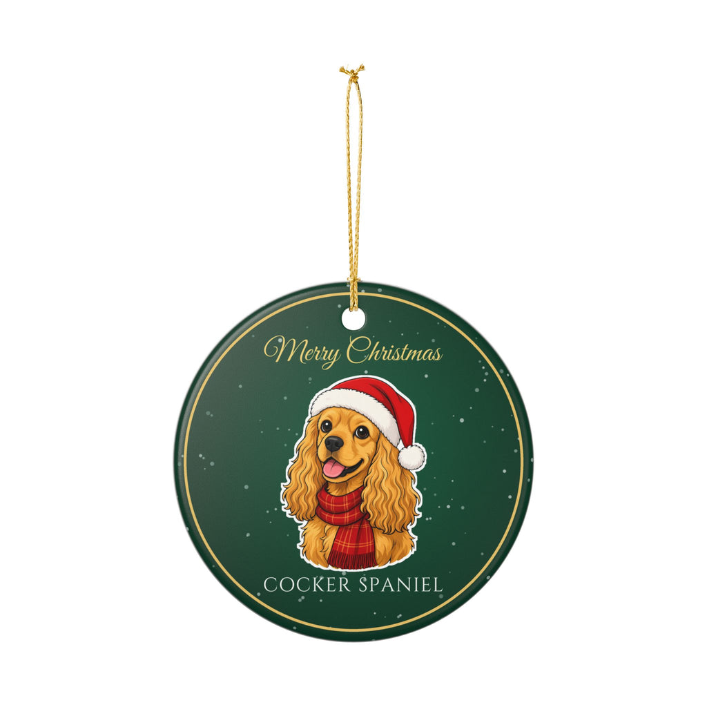 Cocker Spaniel Dog Christmas Ornament