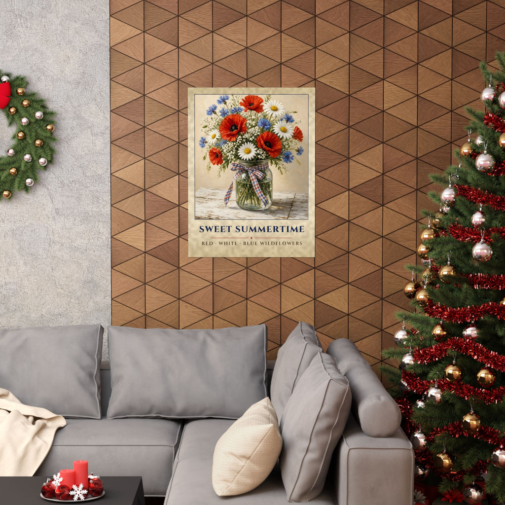 Summer Wildflowers Poster