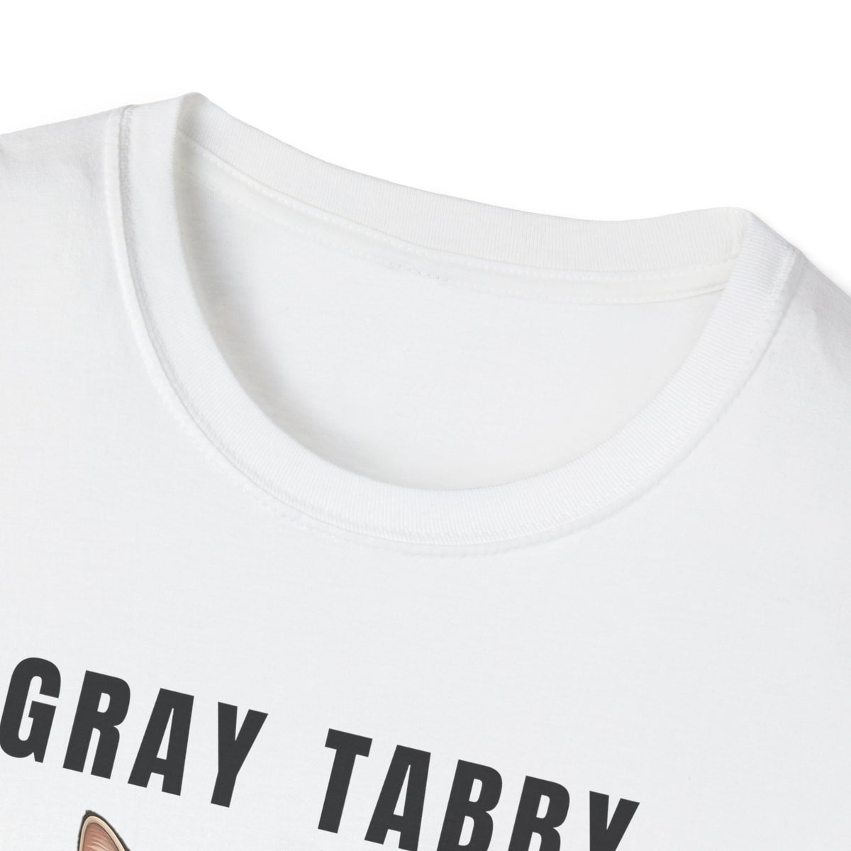 Gray Tabby Cat Dad Shirt