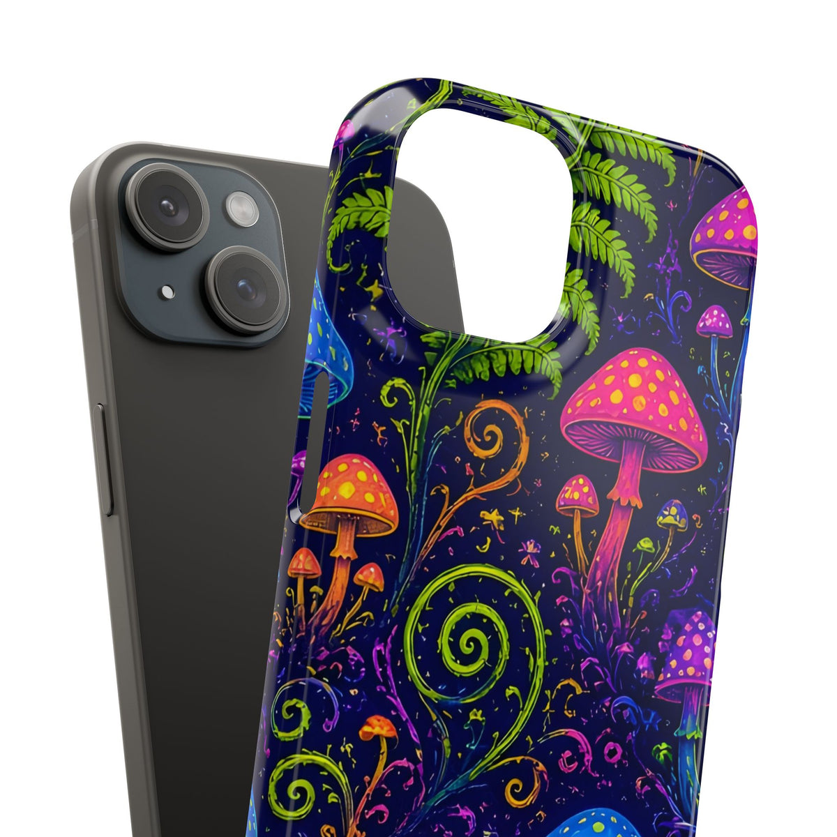 Trippy Mushroom Abstract Phone Case