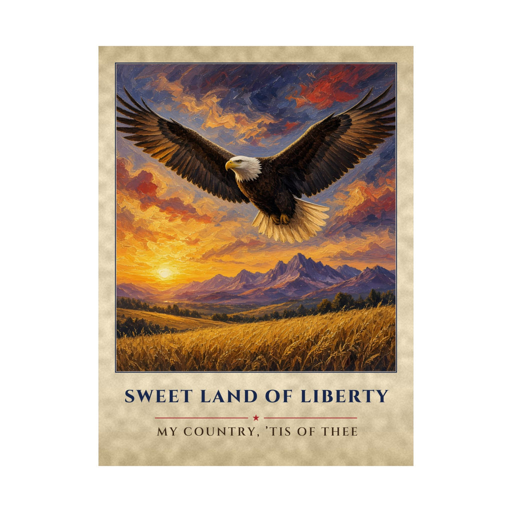 Sweet Land of Liberty Eagle Poster