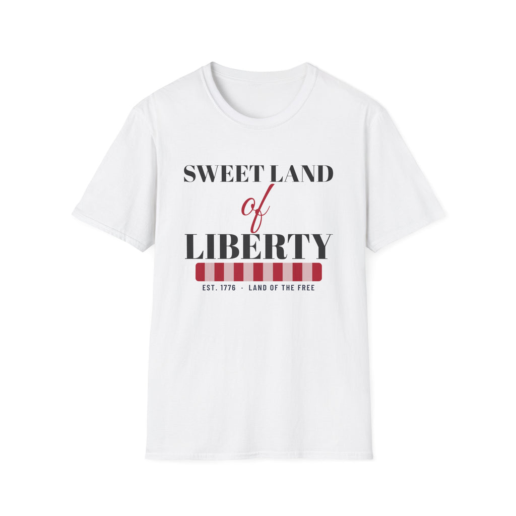 Sweet Land Of Liberty Vintage Patriotic T-Shirt – Gifted Porch, view 1