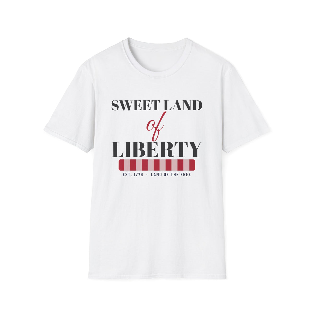 Sweet Land Of Liberty Vintage Patriotic T-Shirt – Gifted Porch, view 1