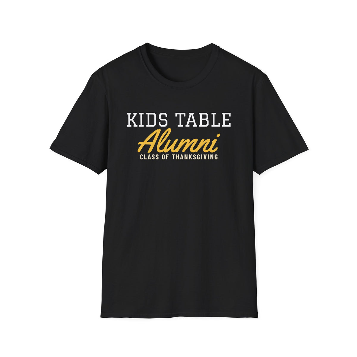 Kids Table Alumni Funny Thanksgiving T-Shirt – Gifted Porch, view 2