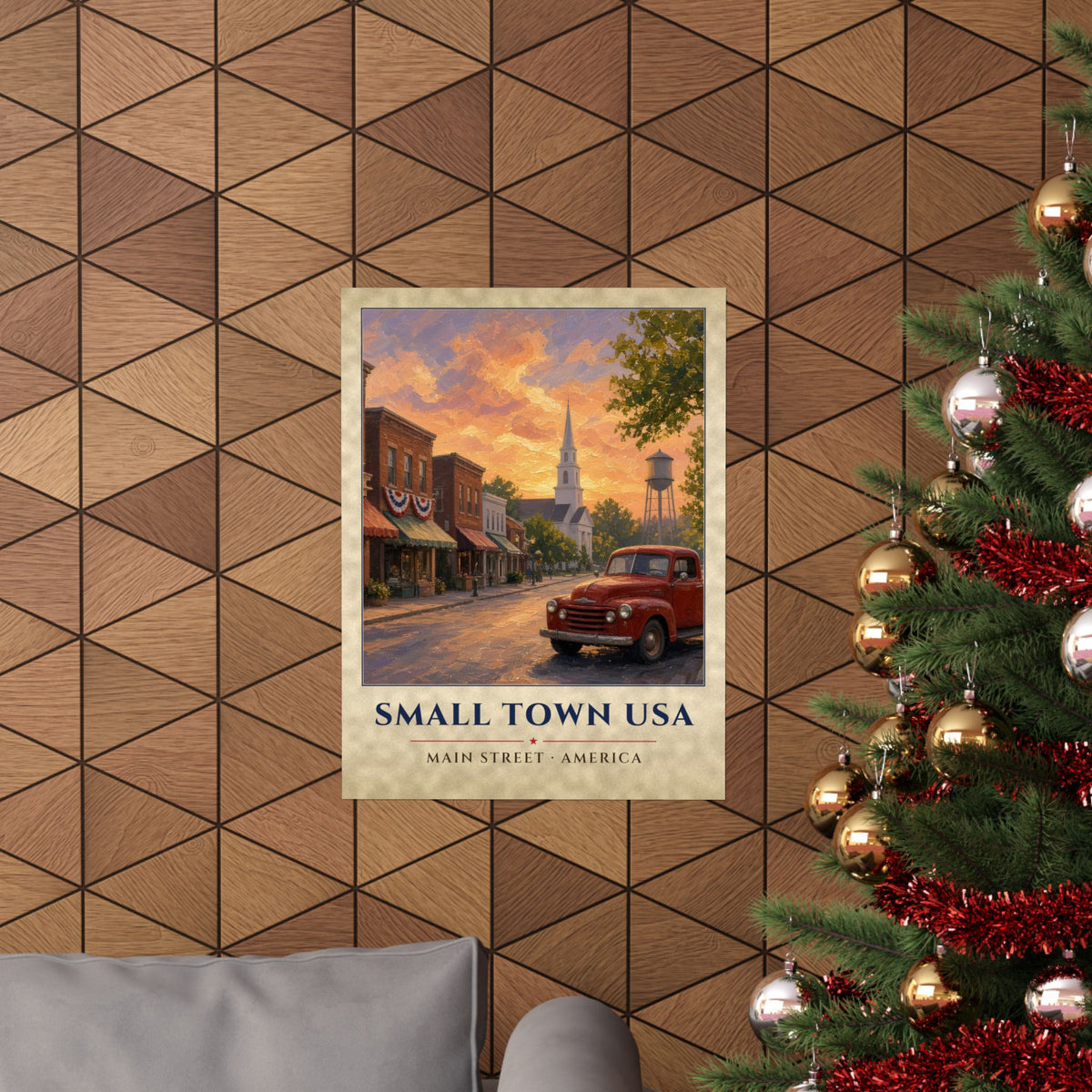 Small Town USA Poster