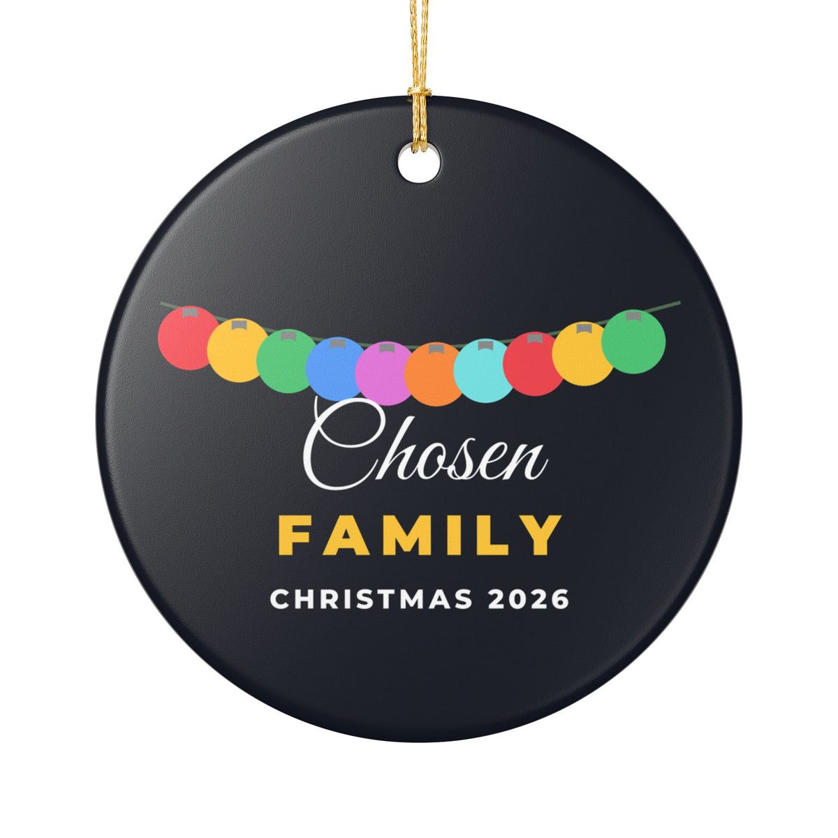 Chosen Family Christmas 2026 Ornament – Gifted Porch, view 1