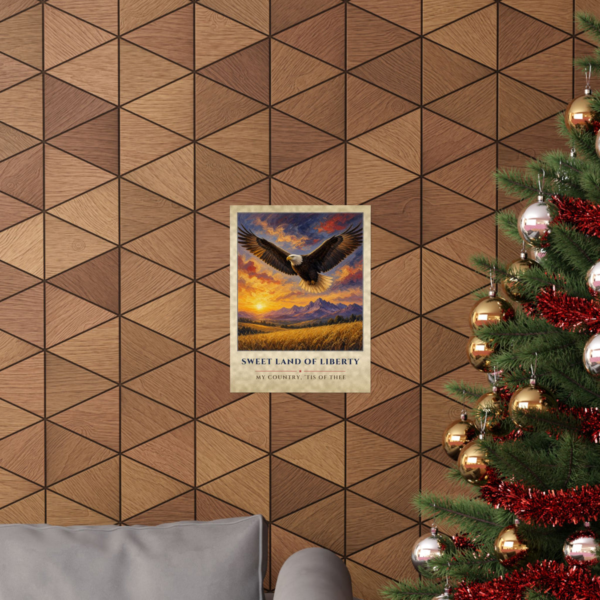 Sweet Land of Liberty Eagle Poster
